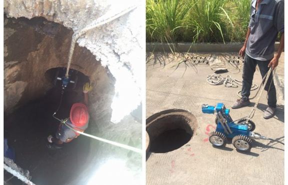 管網(wǎng)檢測(cè)機(jī)器人投入使用，以科技助力公路施工